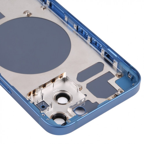 Couvercle de boîtier arrière avec plateau de carte SIM et lentille de caméra pour iPhone 13 (bleu) SH31LL1484-06