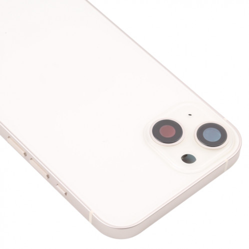 Coque arrière de batterie pour iPhone 13 avec touches latérales et plateau de carte et câble flexible d'alimentation + volume et module de charge sans fil SH38WL1585-07