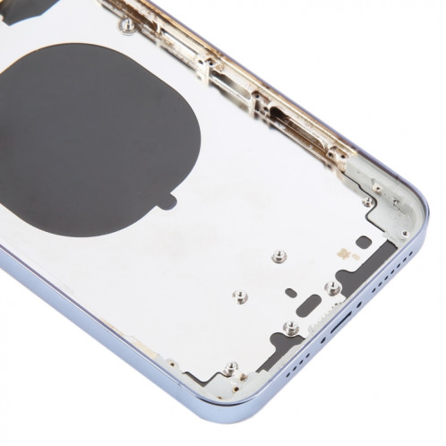 Coque arrière avec aspect imitation iP13 Pro Max pour iPhone 11 Pro Max (Bleu) SH44LL851-07