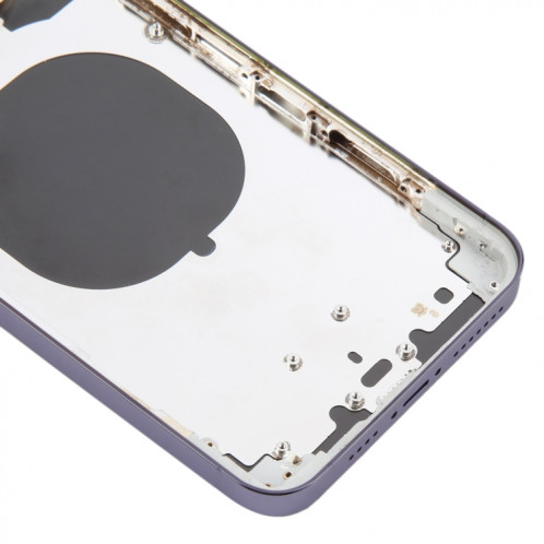 Coque arrière avec aspect imitation iP13 Pro Max pour iPhone 11 Pro Max (violet) SH44PL1708-07