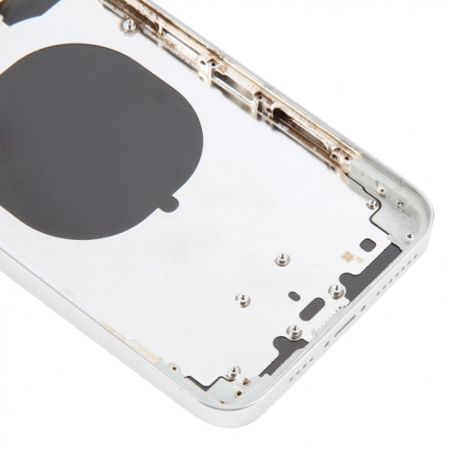 Coque arrière avec aspect imitation iP13 Pro Max pour iPhone 11 Pro Max (blanc) SH44WL823-07