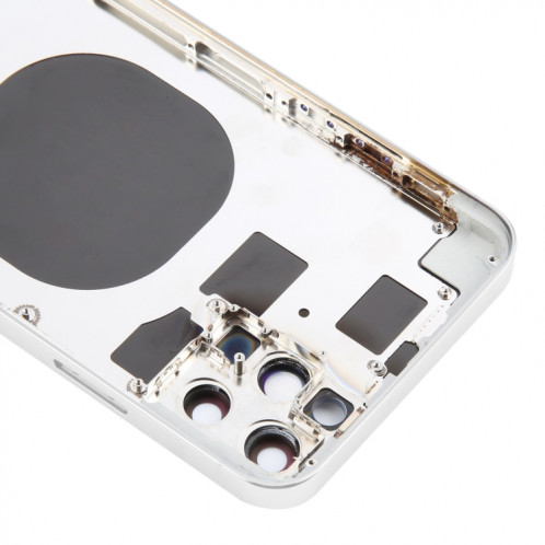 Coque arrière avec aspect imitation iP13 Pro Max pour iPhone 11 Pro Max (blanc) SH44WL823-07