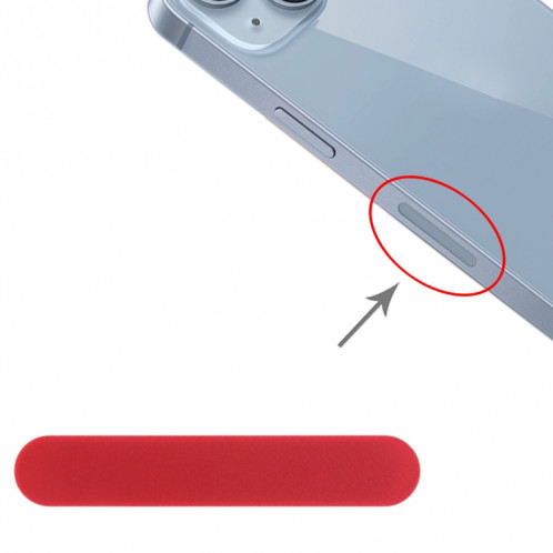 Pour iPhone 13/13 mini US Edition 5G Plaque de verre d'antenne de signal (rouge) SH360R742-04
