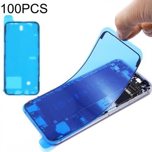 100 pcs LCD Cadre Cadre Autocollants adhésifs imperméables pour iPhone 13 SH99101053-04