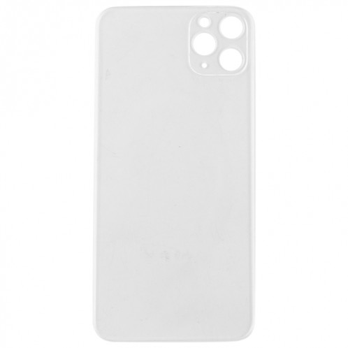 Cache arrière transparent en verre dépoli pour iPhone 11 Pro Max (transparent) SH020T413-06