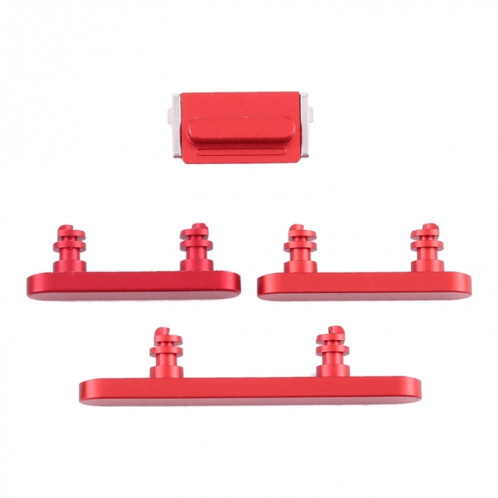 Bouton d'alimentation et bouton de contrôle du volume pour iPhone 12 Mini (rouge) SH003R809-04