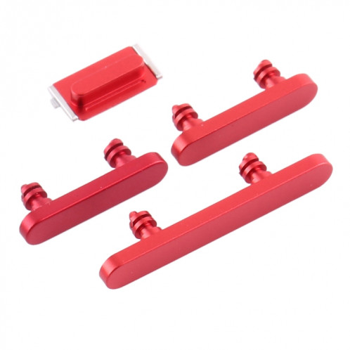 Bouton d'alimentation et bouton de contrôle du volume pour iPhone 12 Mini (rouge) SH003R809-04