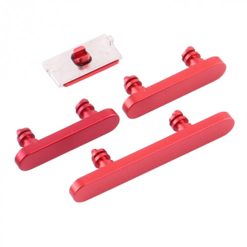 Bouton d'alimentation et bouton de contrôle du volume pour iPhone 12 Mini (rouge) SH003R809-04