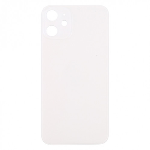 Remplacement facile du couvercle de la batterie arrière du grand trou de caméra pour iPhone 12 Mini (blanc) SH10WL1453-06