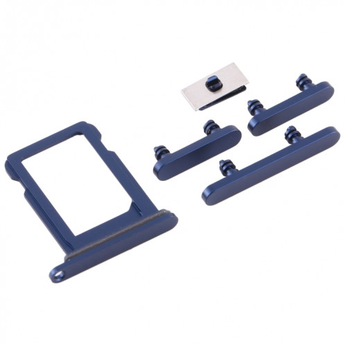 Plateau de la carte SIM + touches latérales pour iPhone 12 Mini (bleu) SH016L1188-04