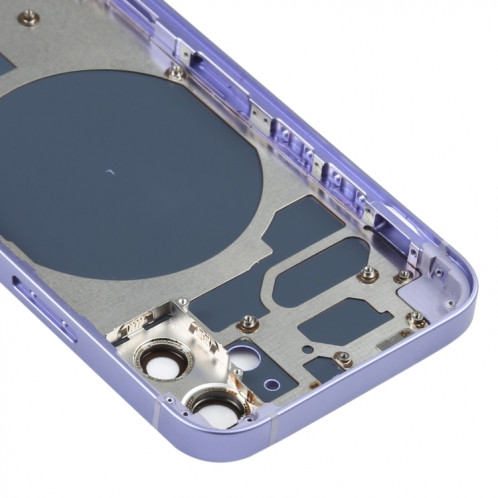 Couvercle de boîtier arrière avec plateau de carte SIM et lentille de la caméra pour iPhone 12 mini (violet) SH45PL1375-06