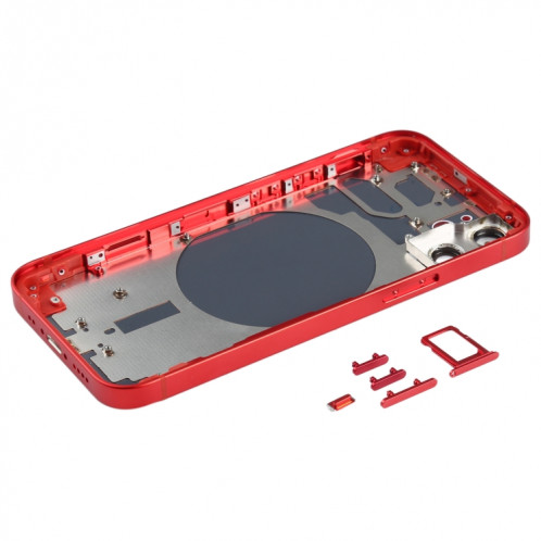 Couvercle de boîtier arrière avec plateau de carte SIM et lentille de caméra pour iPhone 12 mini (noir) SH45RL1621-06