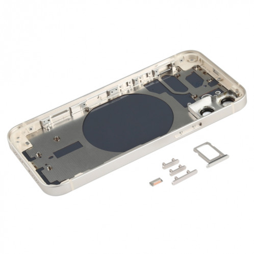 Couvercle de boîtier arrière avec plateau de carte SIM et lentille de caméra pour iPhone 12 mini (noir) SH45WL1085-06