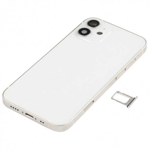 Ensemble de couvercle arrière de batterie (avec touches latérales et sonnerie de haut-parleur et moteur et objectif de caméra et plateau de carte et bouton d'alimentation + bouton de volume + port de charge et module SH52WL1322-06