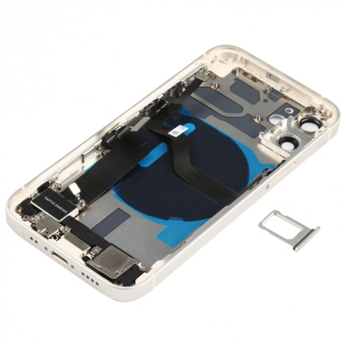 Ensemble de couvercle arrière de batterie (avec touches latérales et sonnerie de haut-parleur et moteur et objectif de caméra et plateau de carte et bouton d'alimentation + bouton de volume + port de charge et module SH52WL1322-06