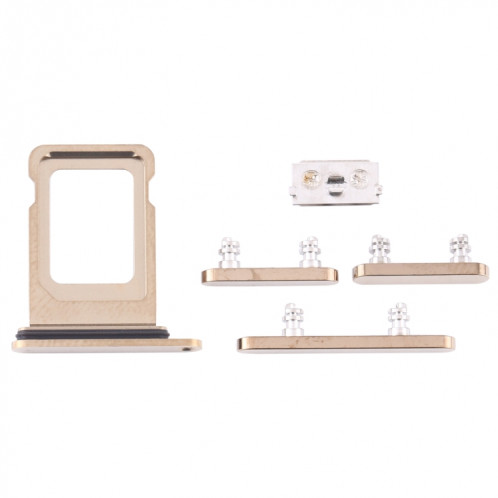 Plateau de la carte SIM + touches latérales pour iPhone 12 Pro Max (or) SH002J1505-04