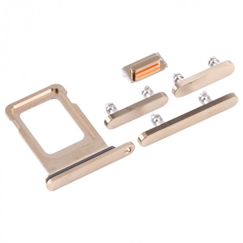 Plateau de la carte SIM + touches latérales pour iPhone 12 Pro Max (or) SH002J1505-04
