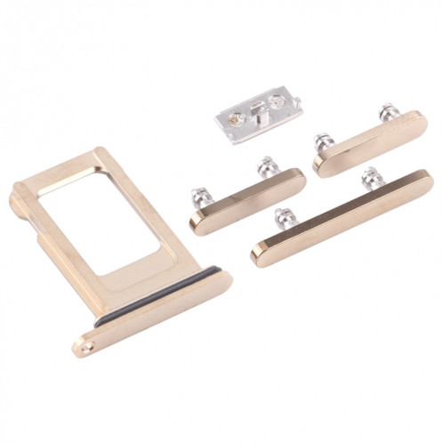Plateau de la carte SIM + touches latérales pour iPhone 12 Pro Max (or) SH002J1505-04