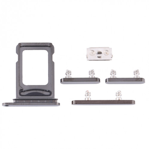 Plateau de la carte SIM + plateau de la carte SIM + touches latérales pour iPhone 12 Pro Max (graphite) SH03GR1088-04