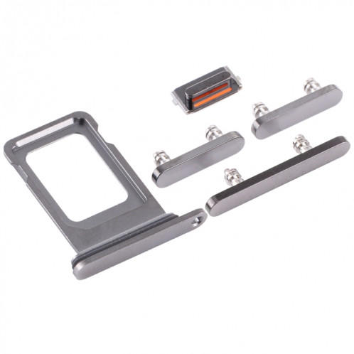 Plateau de la carte SIM + plateau de la carte SIM + touches latérales pour iPhone 12 Pro Max (graphite) SH03GR1088-04