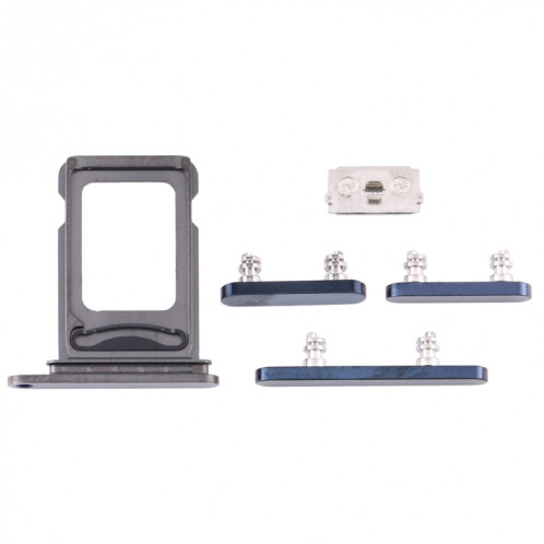 Plateau de la carte SIM + plateau de la carte SIM + touches latérales pour iPhone 12 Pro Max (bleu) SH003L498-04