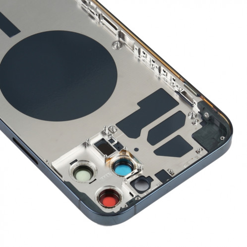 Couvercle de boîtier arrière avec plateau de carte SIM et lentilles de la caméra pour iPhone 12 Pro Max SH35LL894-06