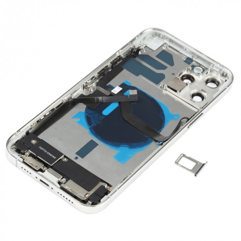 Ensemble de couvercle arrière de batterie (avec touches latérales et sonnerie de haut-parleur et moteur et objectif de caméra et plateau de carte et bouton d'alimentation + bouton de volume + port de charge et module SH37WL1646-06