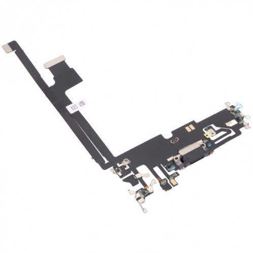 Pour iPhone 12 Pro Max câble flexible de port de charge (noir) SH061B1663-04