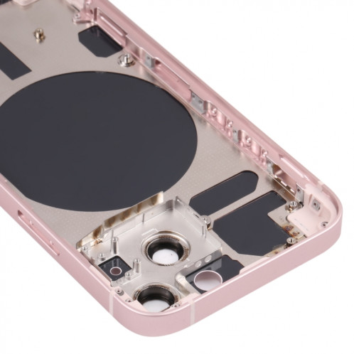 Couvercle de boîtier arrière avec plateau de carte SIM et clés de latération et objectif de caméra pour iPhone 13 mini SH01JL484-06