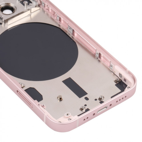 Couvercle de boîtier arrière avec plateau de carte SIM et clés de latération et objectif de caméra pour iPhone 13 mini SH01JL484-06