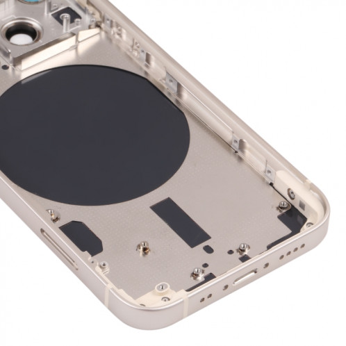 Couvercle de boîtier arrière avec plateau de carte SIM et clés de latération et objectif de caméra pour iPhone 13 mini SH01WL243-06