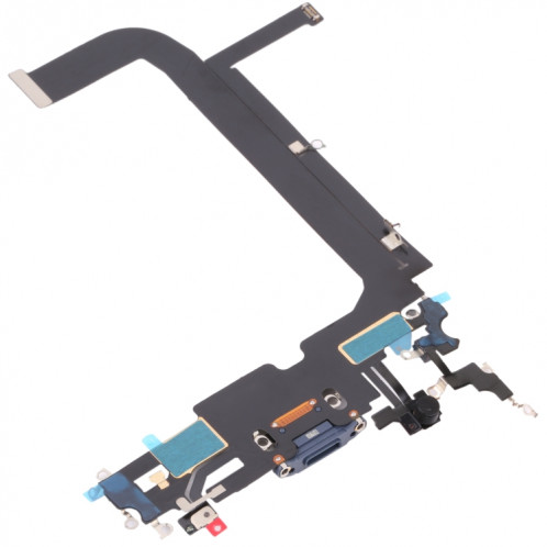 Pour iPhone 13 Pro Max câble flexible de port de charge (bleu) SH011L378-04