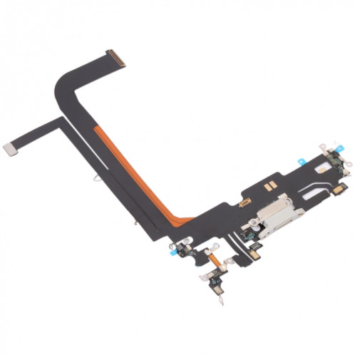 Pour iPhone 13 Pro Max câble flexible de port de charge (blanc) SH011W720-04