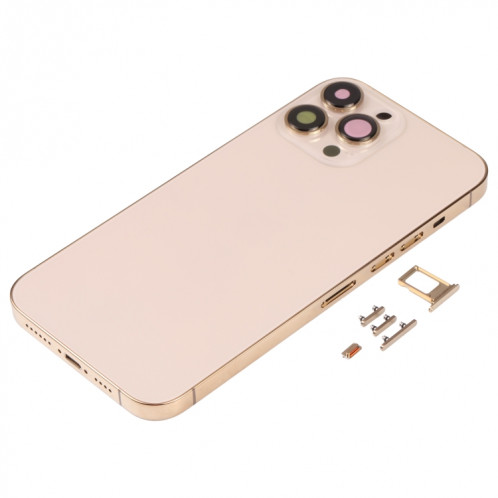 Couvercle de boîtier arrière avec plateau de carte SIM et lentille de la caméra pour iPhone 13 Pro Max SH02JL939-06