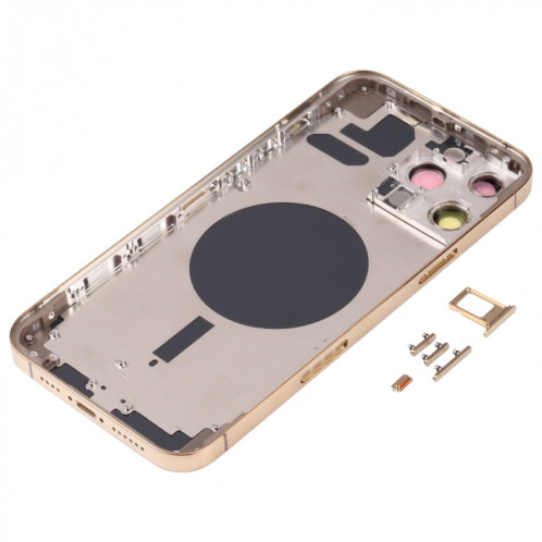 Couvercle de boîtier arrière avec plateau de carte SIM et lentille de la caméra pour iPhone 13 Pro Max SH02JL939-06