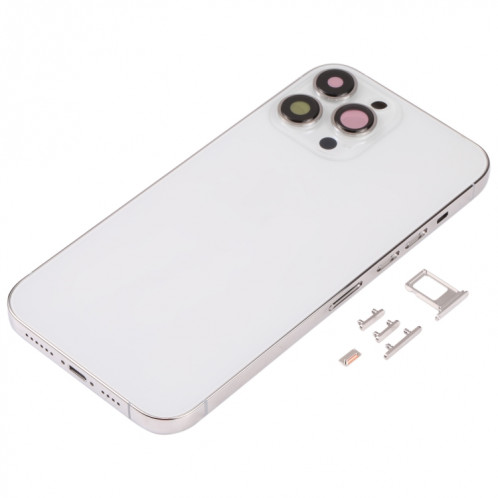 Couvercle de boîtier arrière avec plateau de carte SIM et lentille de la caméra pour iPhone 13 Pro Max SH02WL513-06