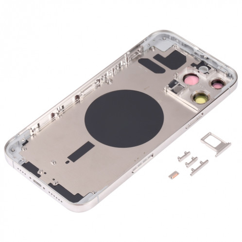 Couvercle de boîtier arrière avec plateau de carte SIM et lentille de la caméra pour iPhone 13 Pro Max SH02WL513-06