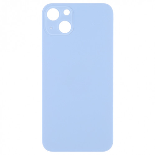 Couvercle de batterie arrière en verre pour grand trou de caméra de remplacement facile pour iPhone 14 (bleu) SH19LL425-06