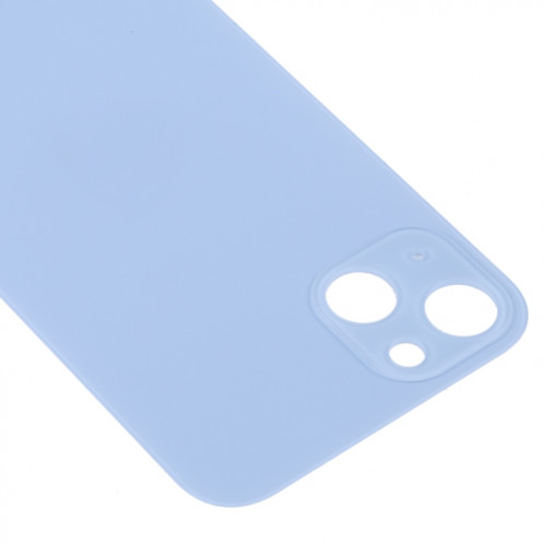 Couvercle de batterie arrière en verre pour grand trou de caméra de remplacement facile pour iPhone 14 (bleu) SH19LL425-06