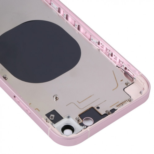 Coque arrière avec apparence imitation iP14 pour iPhone XR (rose) SH22FL492-06