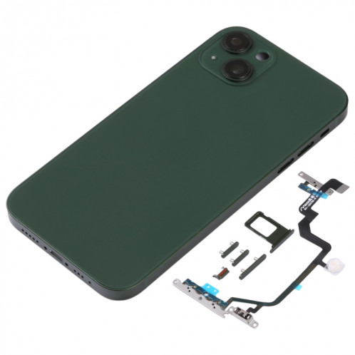 Coque arrière avec apparence imitation d'iP14 pour iPhone XR (vert) SH22GL289-06