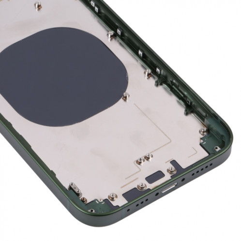 Coque arrière avec apparence imitation d'iP14 pour iPhone XR (vert) SH22GL289-06