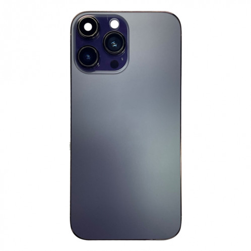 Coque arrière avec apparence imitation d'iP14 Pro Max pour iPhone XR (violet) SH24PL1506-06