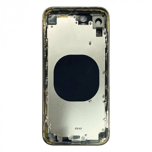 Coque arrière avec apparence imitation d'iP14 Pro Max pour iPhone XR (violet) SH24PL1506-06
