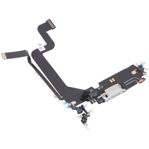 Pour iPhone 14 Pro Max câble flexible de port de charge d'origine (blanc) SH025W609-04