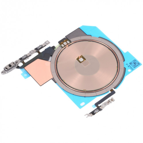 Pour iPhone 14 Pro Module de charge sans fil NFC avec câble flexible d'alimentation et de volume SH00361272-04