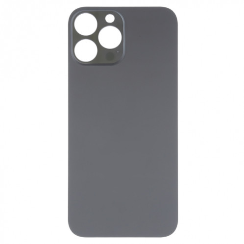 Couvercle de batterie arrière en verre pour grand trou de caméra de remplacement facile pour iPhone 14 Pro Max (noir) SH40BL1533-06