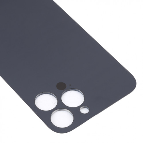 Couvercle de batterie arrière en verre pour grand trou de caméra de remplacement facile pour iPhone 14 Pro Max (noir) SH40BL1533-06