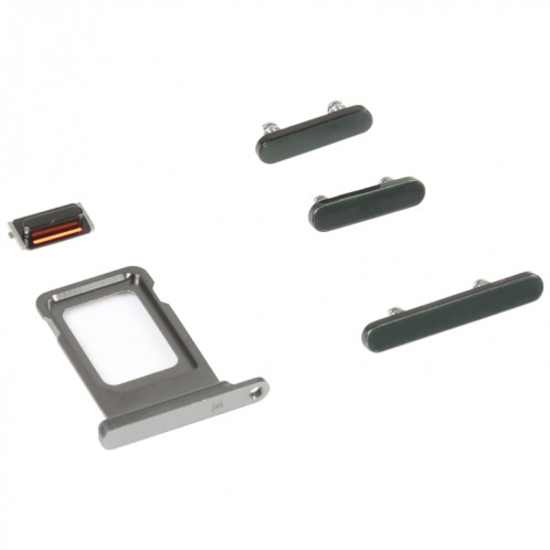 Tiroir carte SIM + Touches latérales pour iPhone 14 Pro Max (Noir) SH044B1073-04