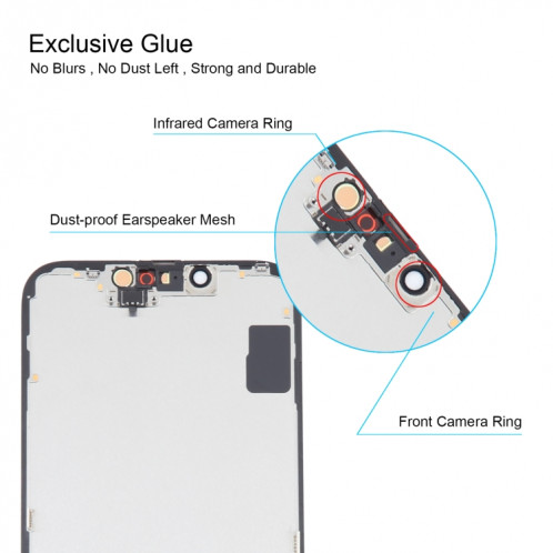 Écran LCD d'origine Super Retina XDR OLED pour iPhone 14 avec assemblage complet du numériseur SH00491952-012